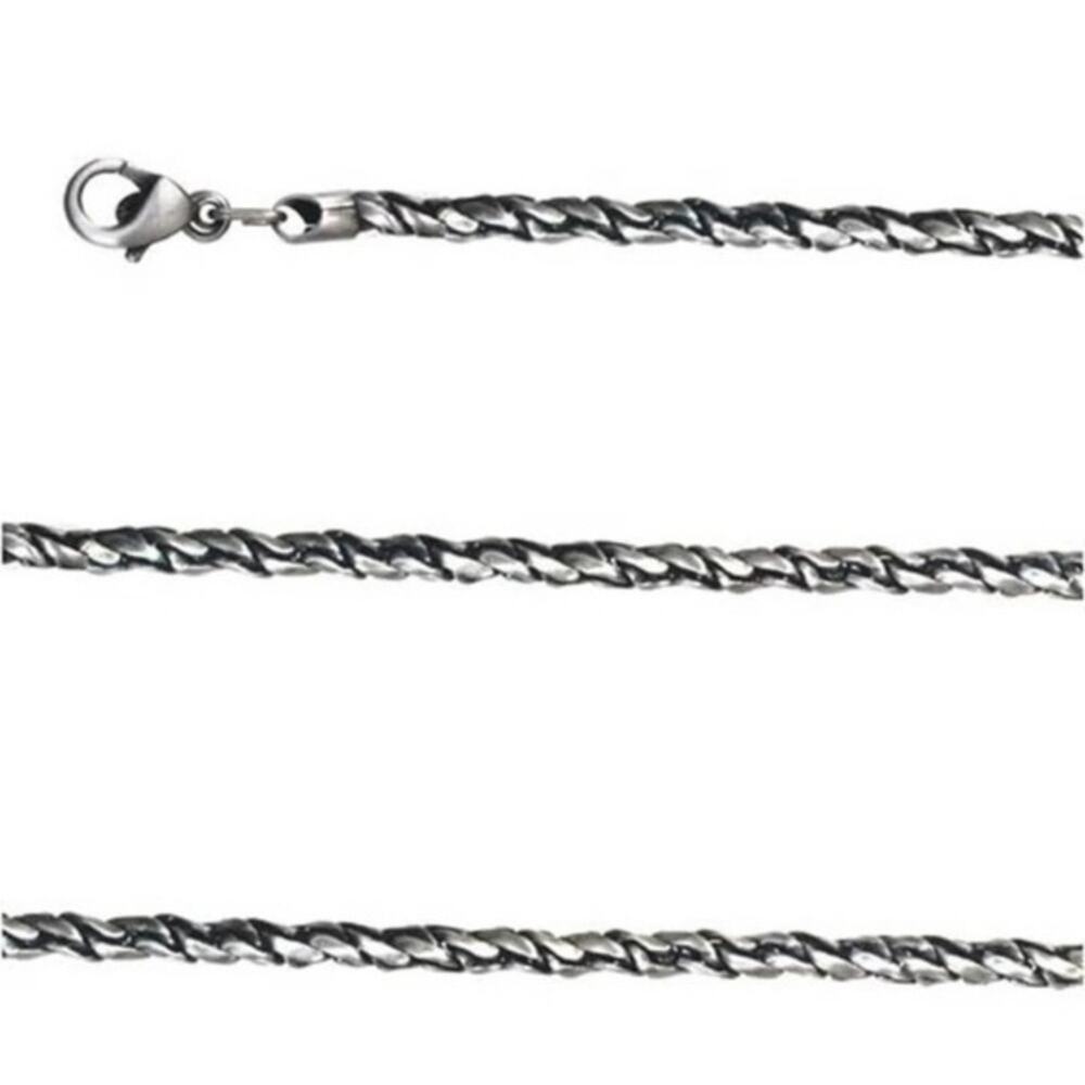 New Bico‎ 22" silver necklace.